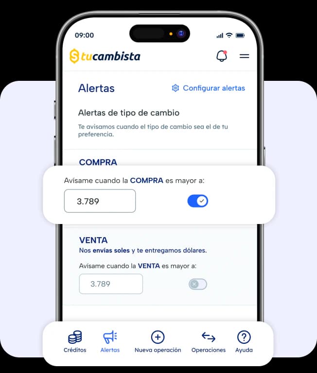 Configura el precio