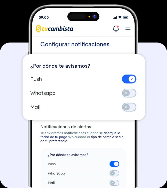 Elige cómo recibirla