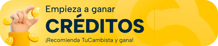 Bono de créditos en TuCambista