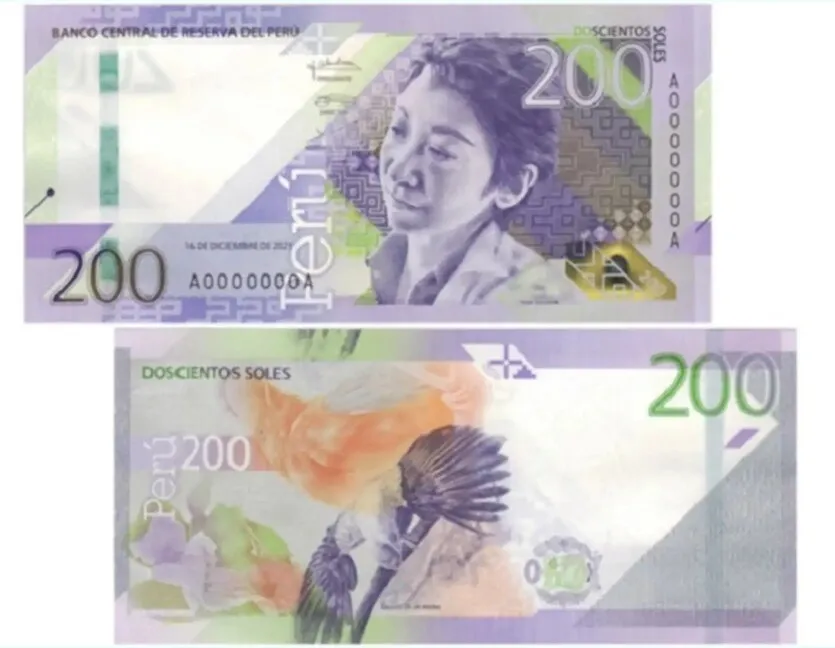 BCRP lanza billete de 200 soles con nuevo hilo
