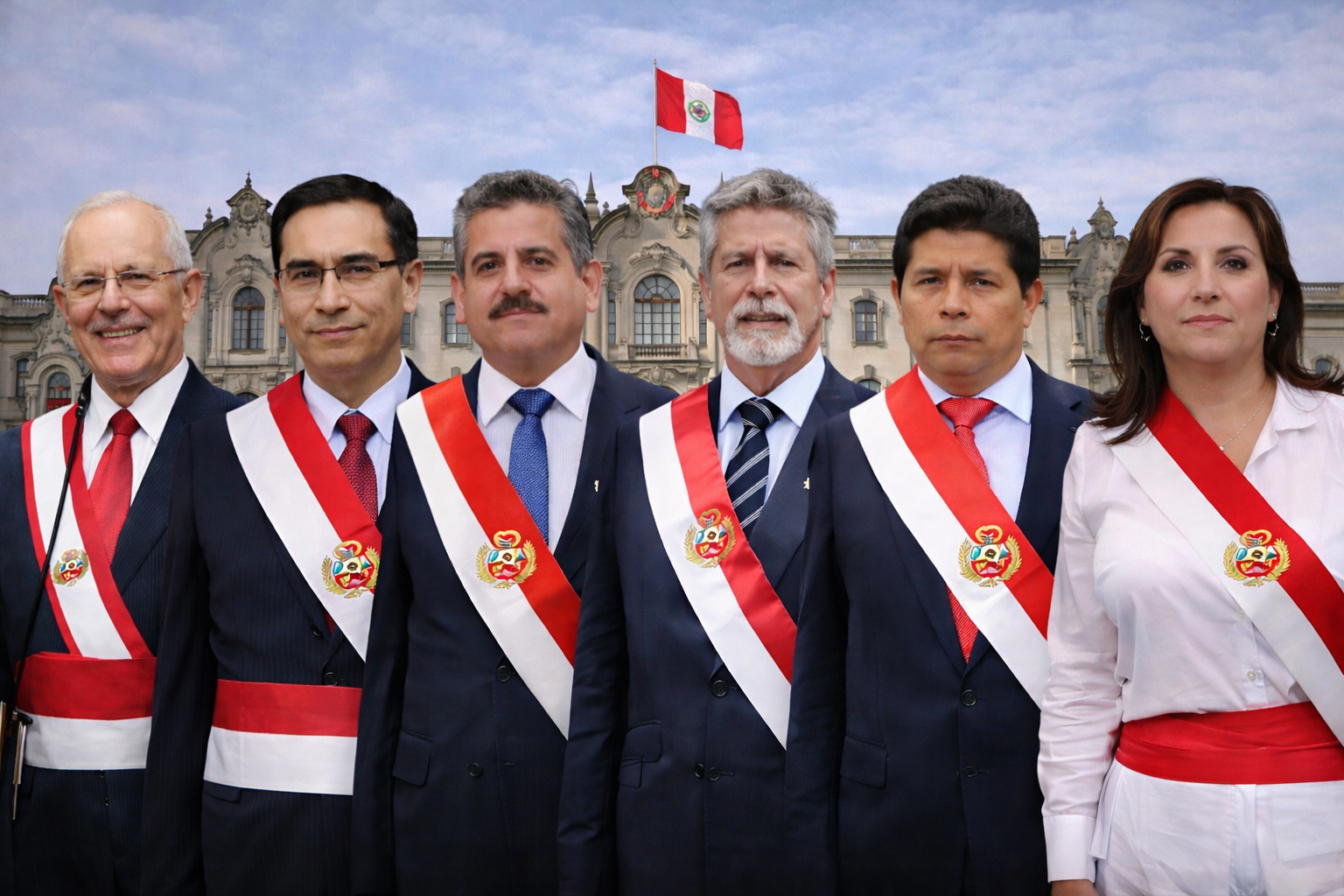 Perú tuvo siete presidentes en diez años tras salida de José Jerí