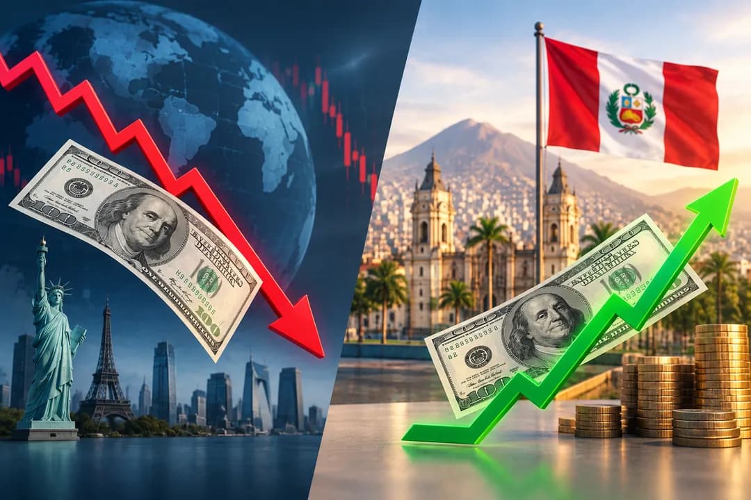 Dólar cae en el mundo: ¿qué pasa en Perú?