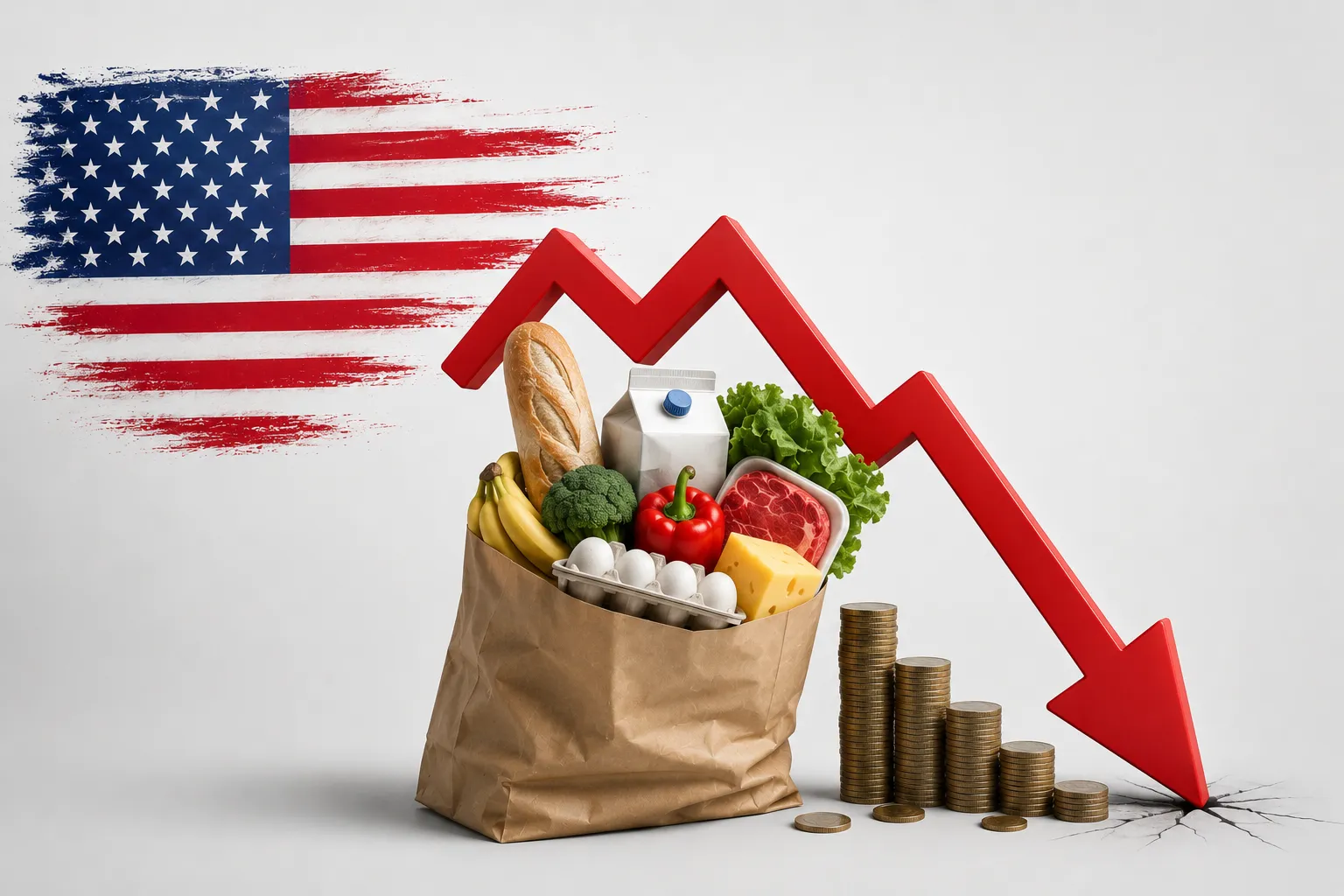Inflación en EE.UU. cae al 3,5 % y alivia a la FED