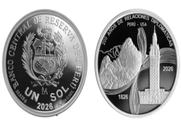 BCRP lanza una moneda de un sol con Machu Picchu y la Freedom Tower por los 200 años Perú–EE.UU.
