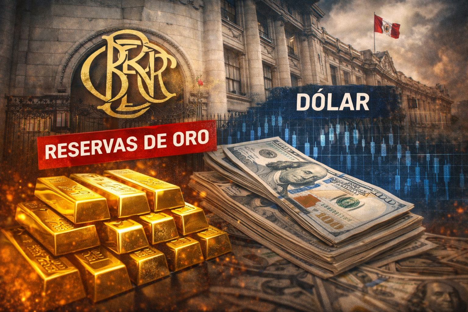 BCRP evita el oro y cuida el dólar