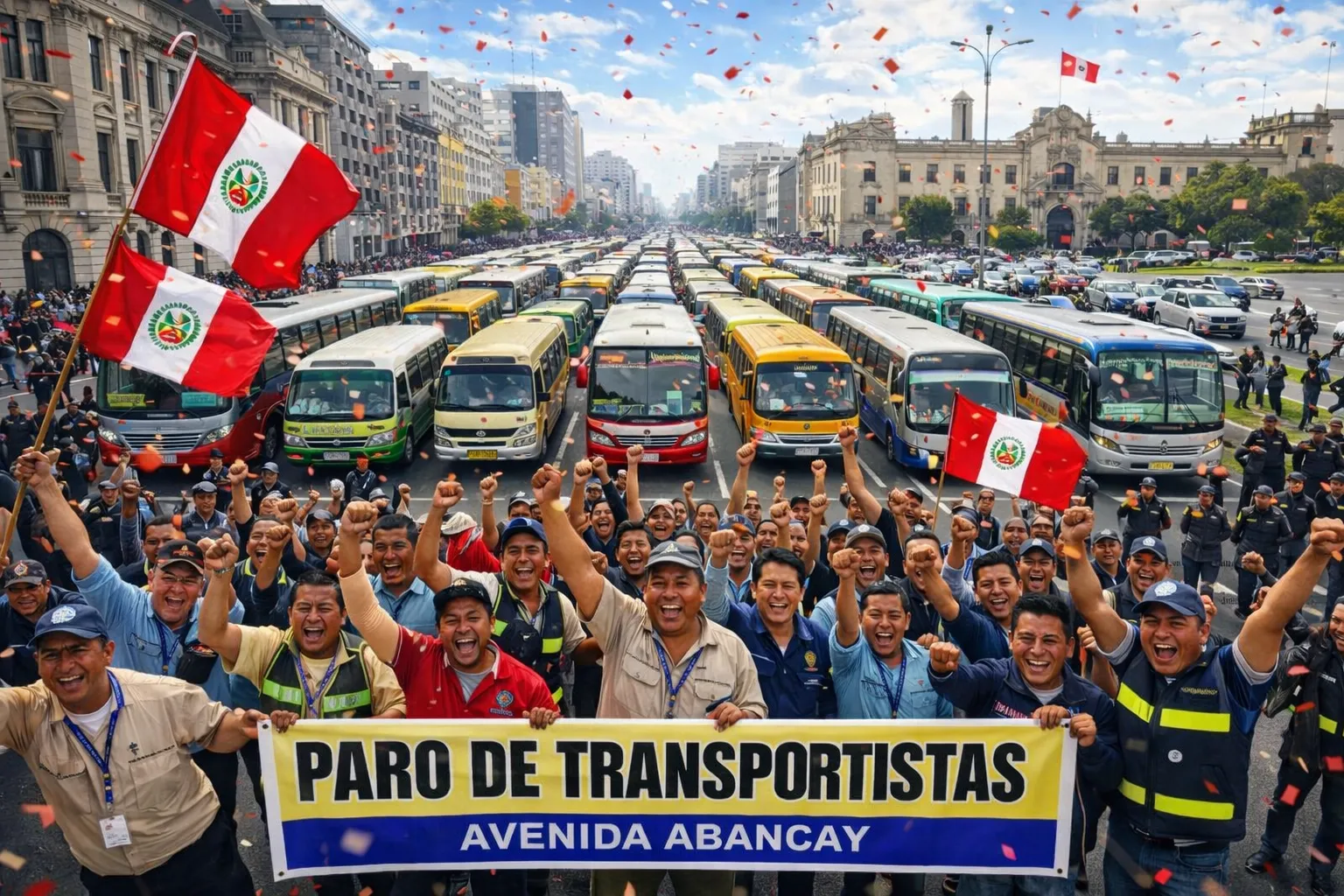 Paro de transportistas del 14 de enero